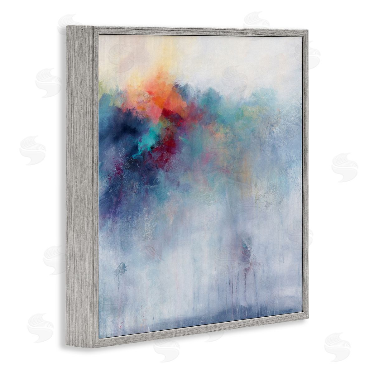 Karen Hale Colorful Cascade Abstract Canvas Wall Art Print