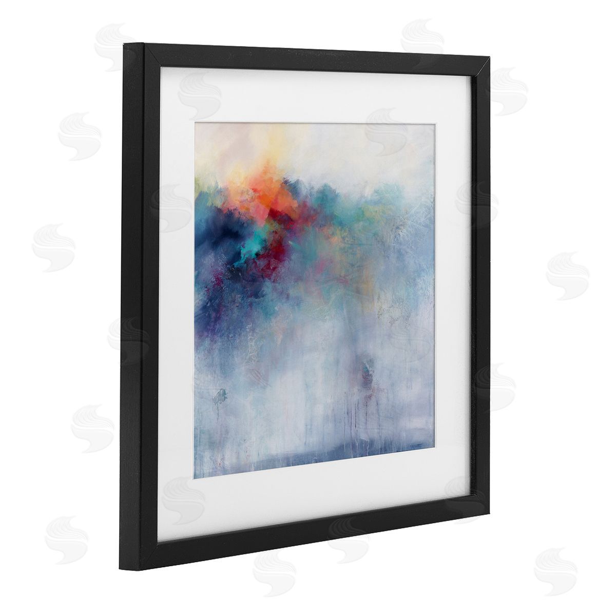 Karen Hale Colorful Cascade Abstract Canvas Wall Art Print
