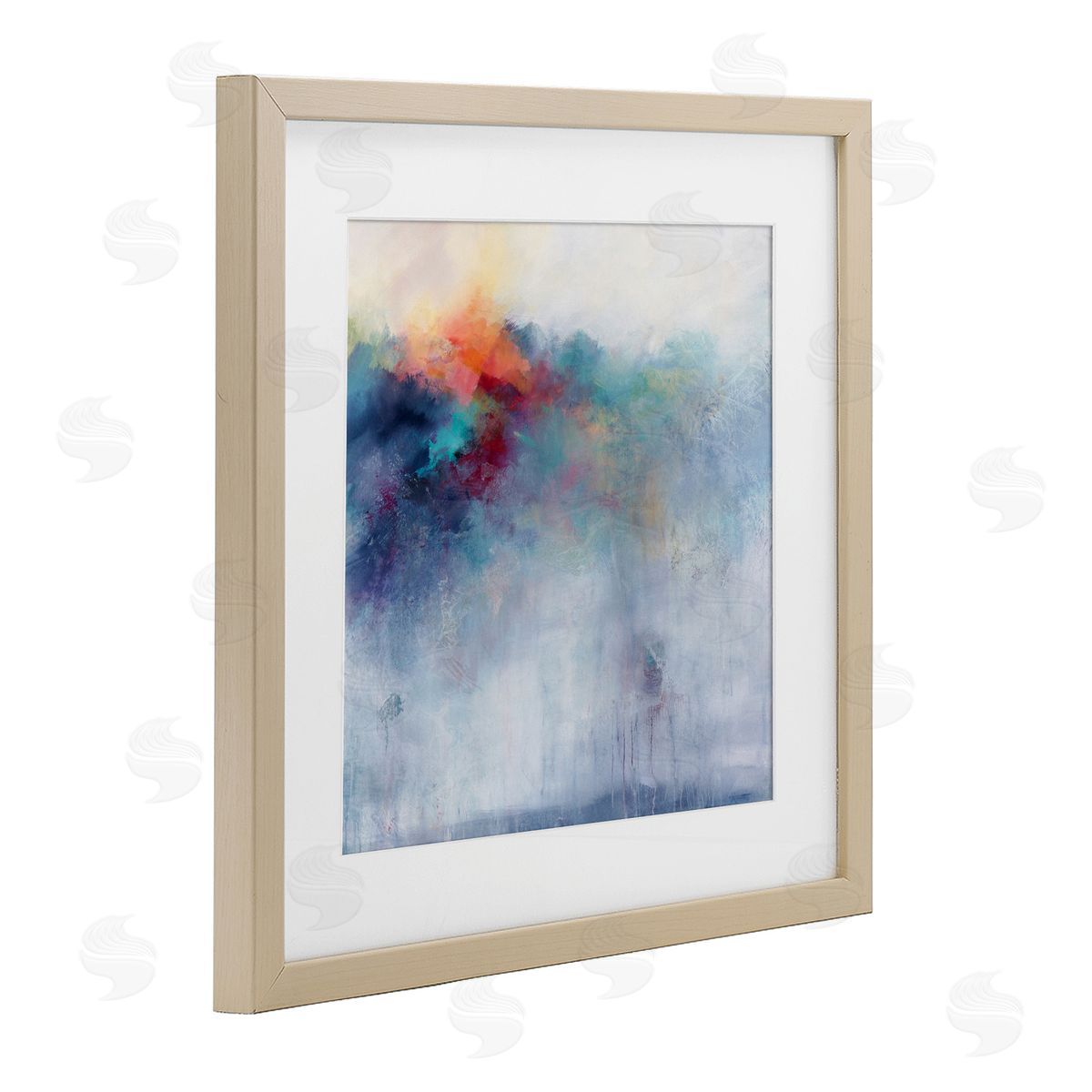 Karen Hale Colorful Cascade Abstract Canvas Wall Art Print