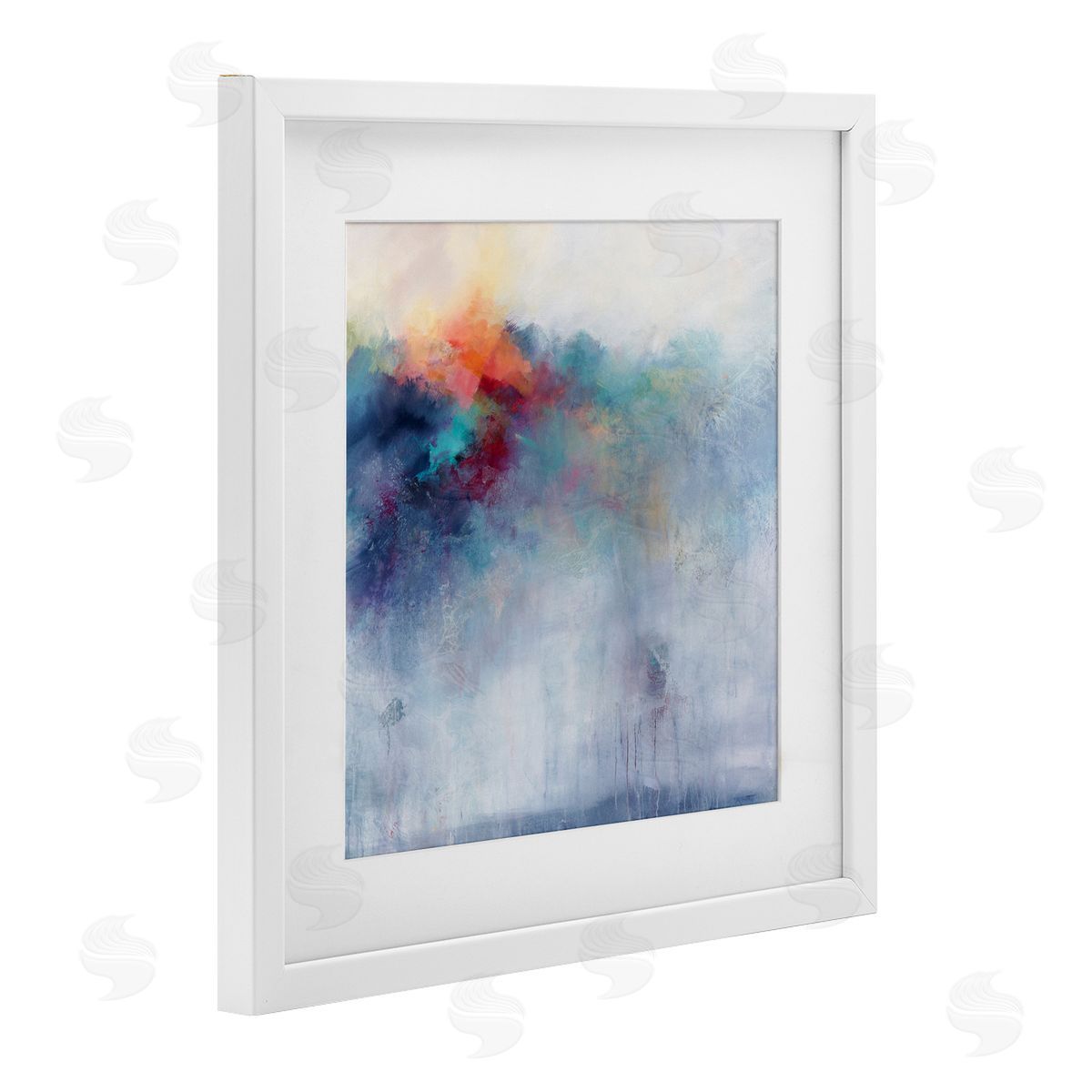 Karen Hale Colorful Cascade Abstract Canvas Wall Art Print
