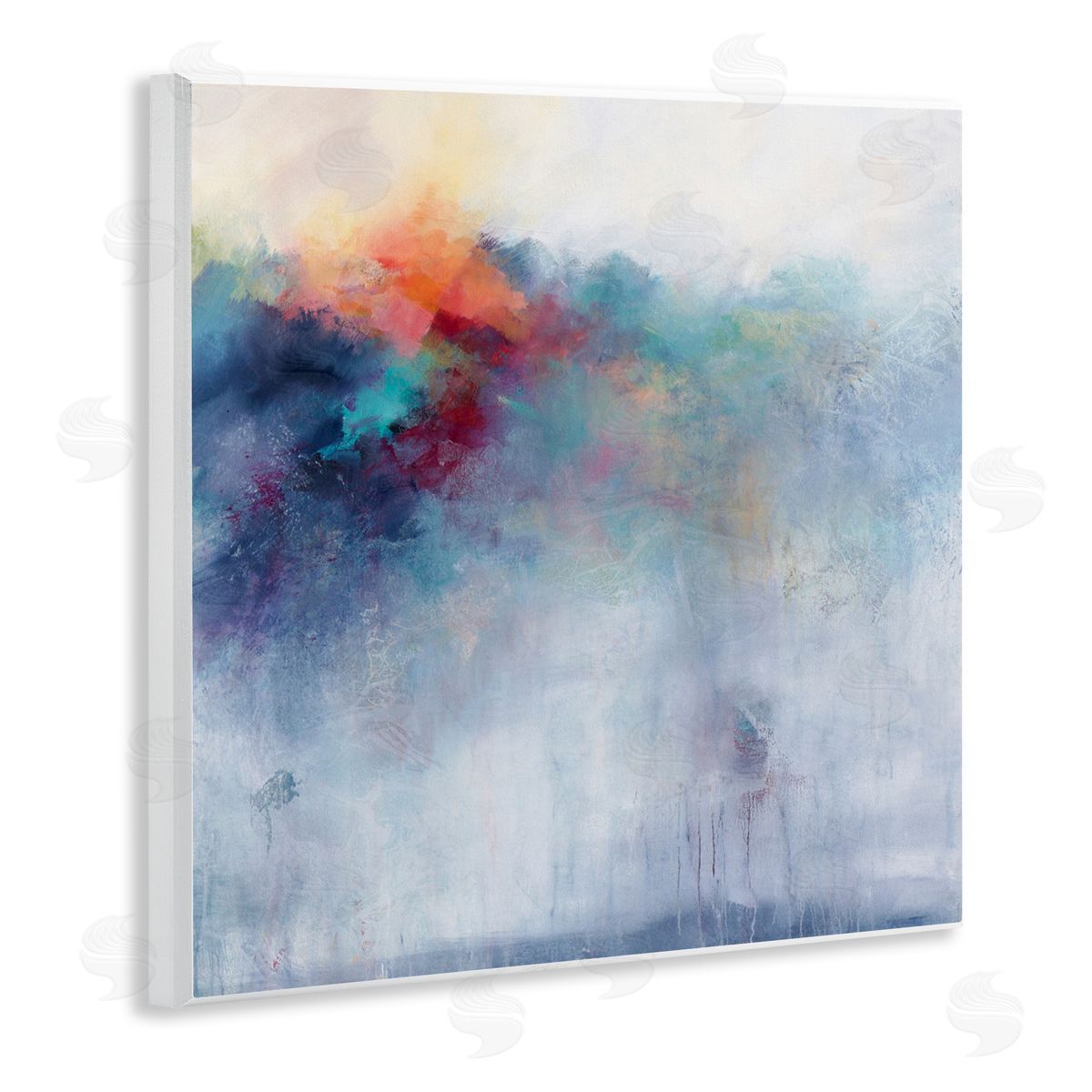 Karen Hale Colorful Cascade Abstract Canvas Wall Art Print