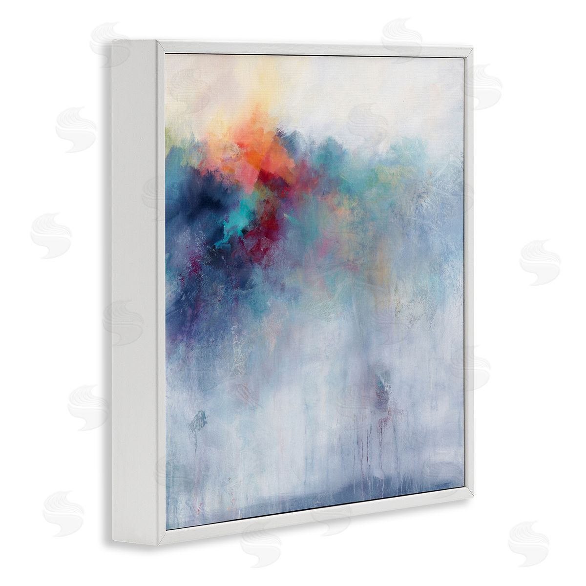 Karen Hale Colorful Cascade Abstract Canvas Wall Art Print