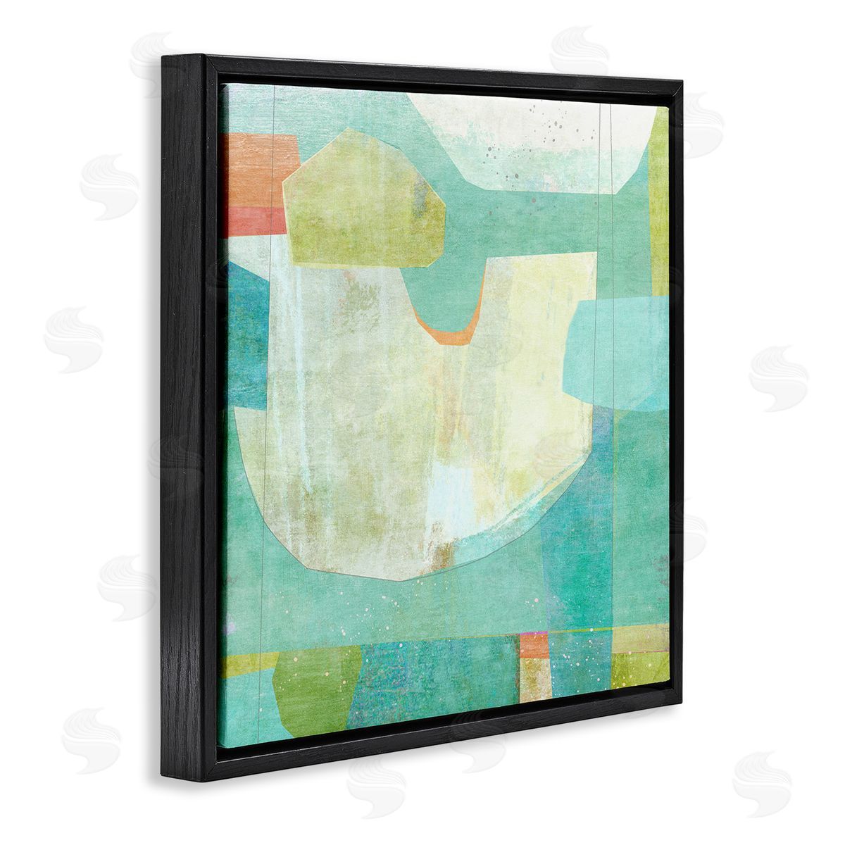 Suzanne Nicoll Aqua Pool Abstraction Canvas Wall Art Print