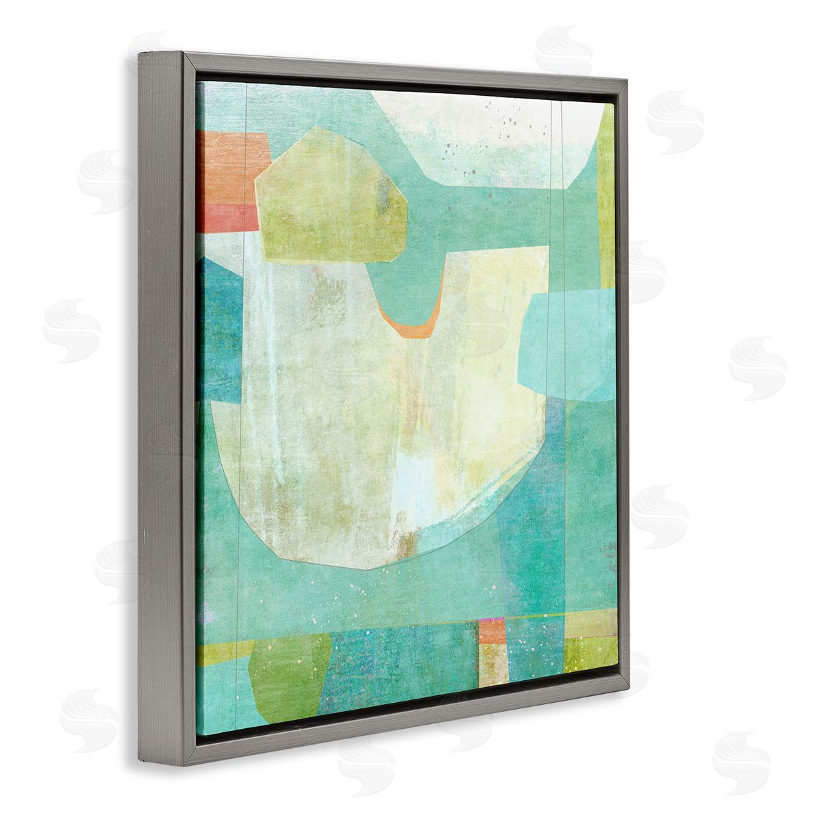 Suzanne Nicoll Aqua Pool Abstraction Canvas Wall Art Print