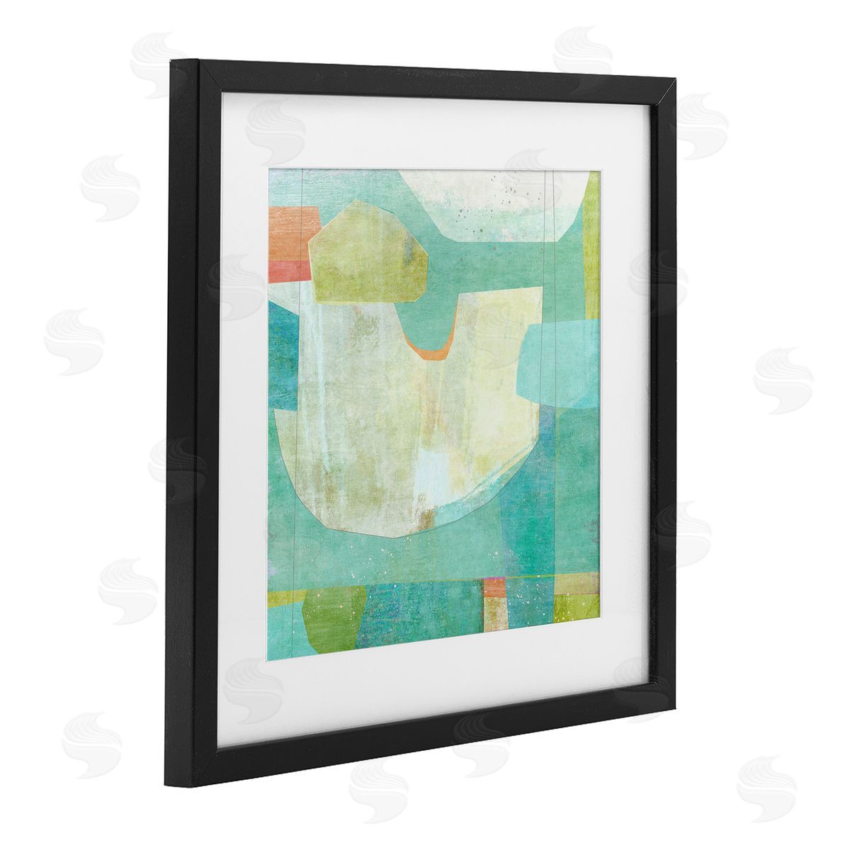 Suzanne Nicoll Aqua Pool Abstraction Canvas Wall Art Print