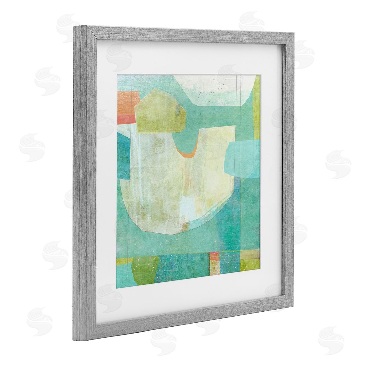 Suzanne Nicoll Aqua Pool Abstraction Canvas Wall Art Print