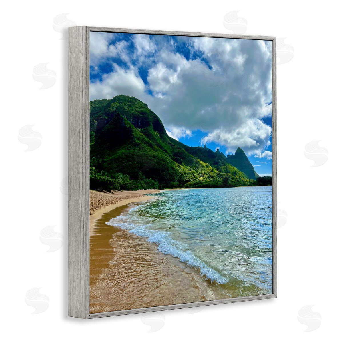 Nicole Dell Tunnels Beach Landscape Canvas Wall Art Print