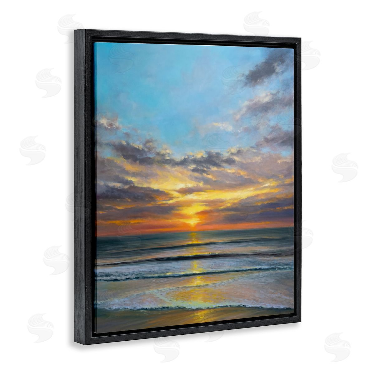 Joanne Parent Balanced Serene Sunrise Canvas Wall Art Print