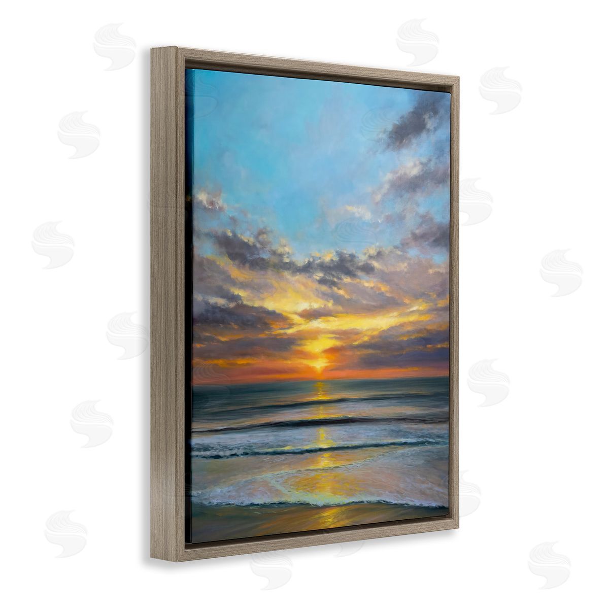 Joanne Parent Balanced Serene Sunrise Canvas Wall Art Print