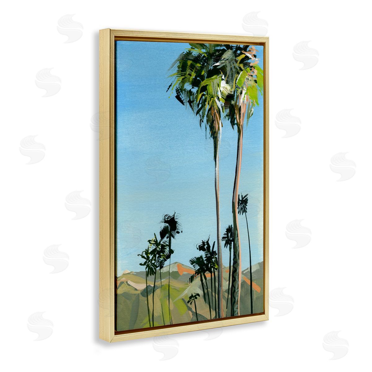 Brook Page Scenic Tall LA Palms Canvas Wall Art Print