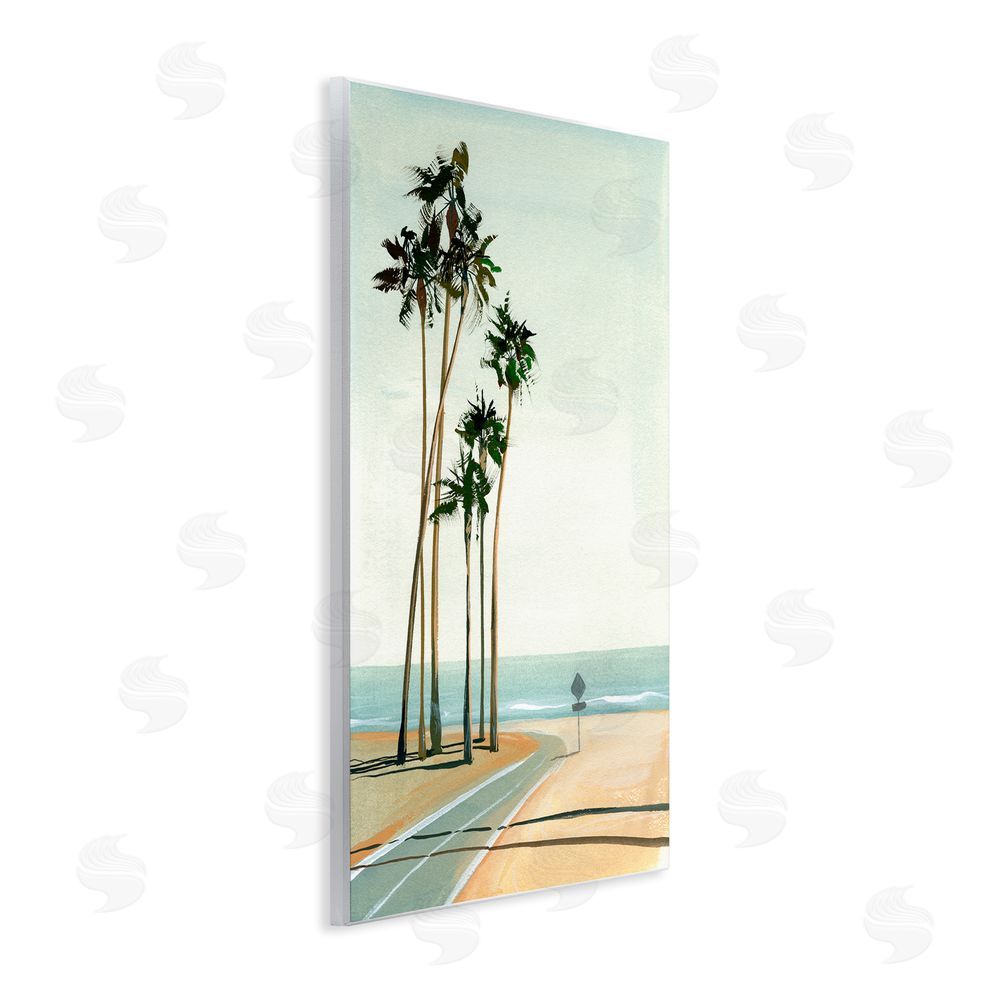 Brook Page Six Palms Seaside Road Wall Plaque Art Print