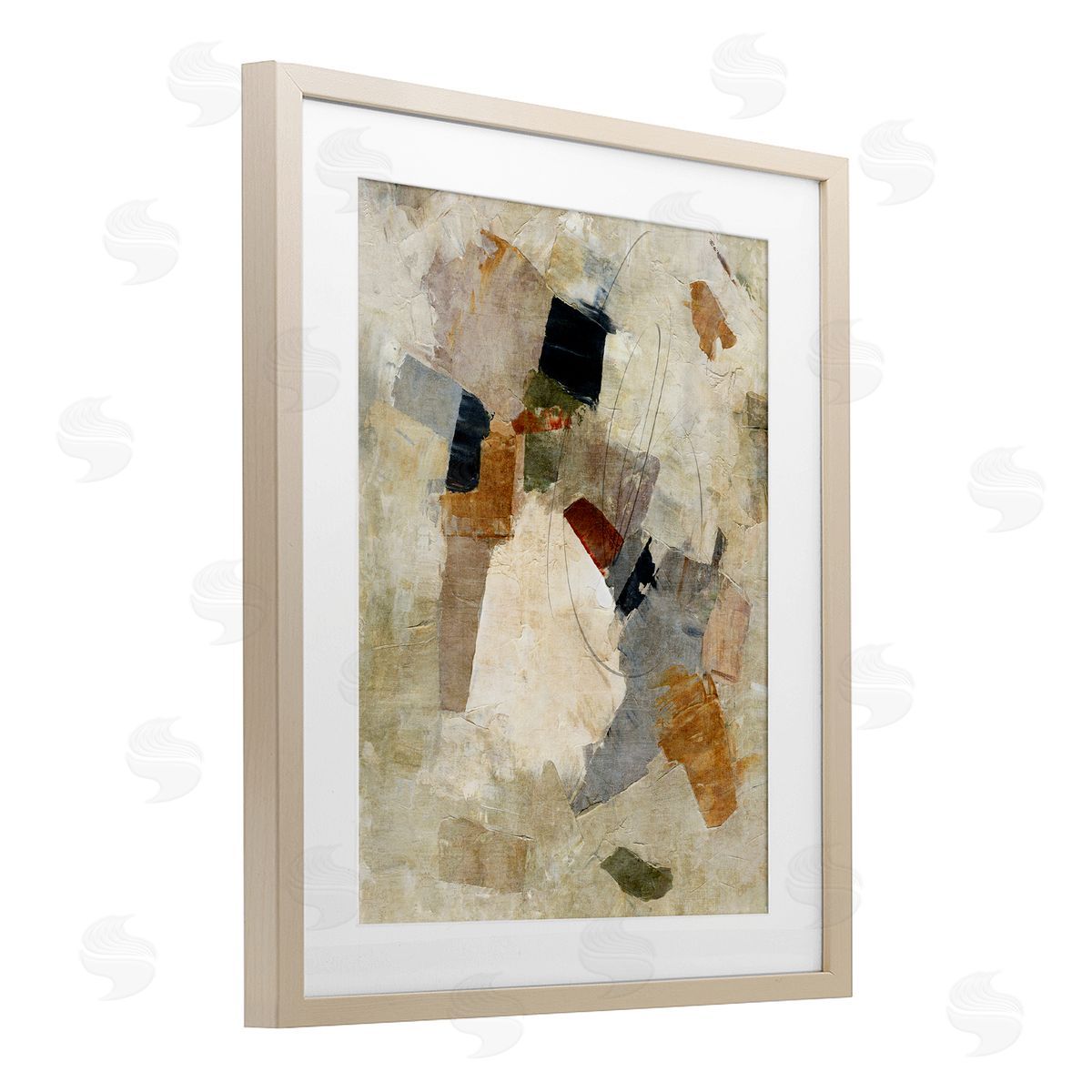 Suzanne Nicoll Rugged Parchment Composition Canvas Wall Art Print
