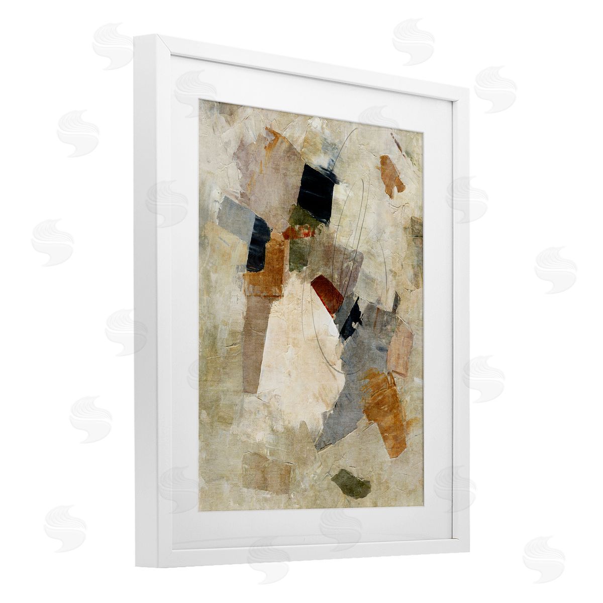 Suzanne Nicoll Rugged Parchment Composition Canvas Wall Art Print