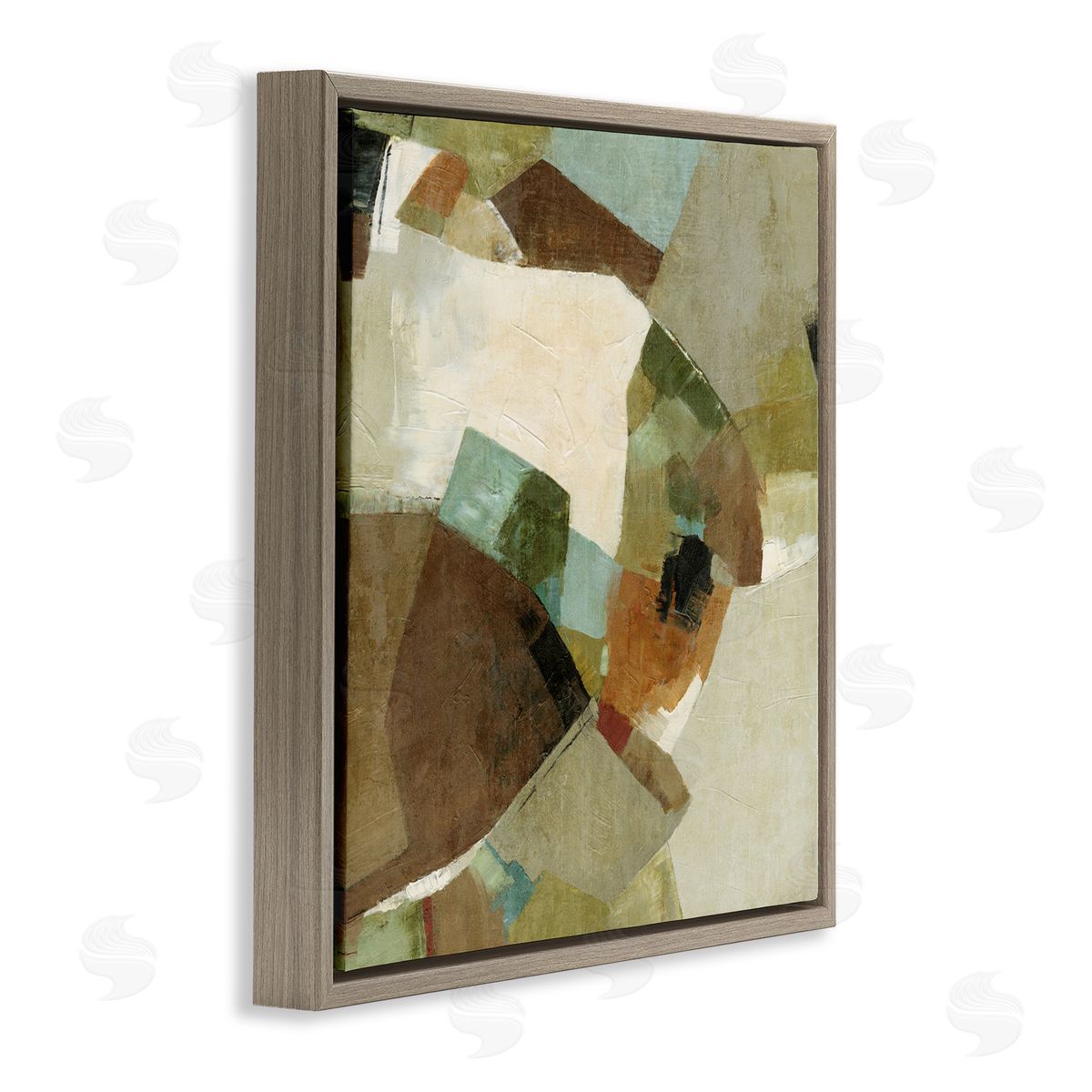 Suzanne Nicoll Cliff Walk Earthy Composition Canvas Wall Art Print