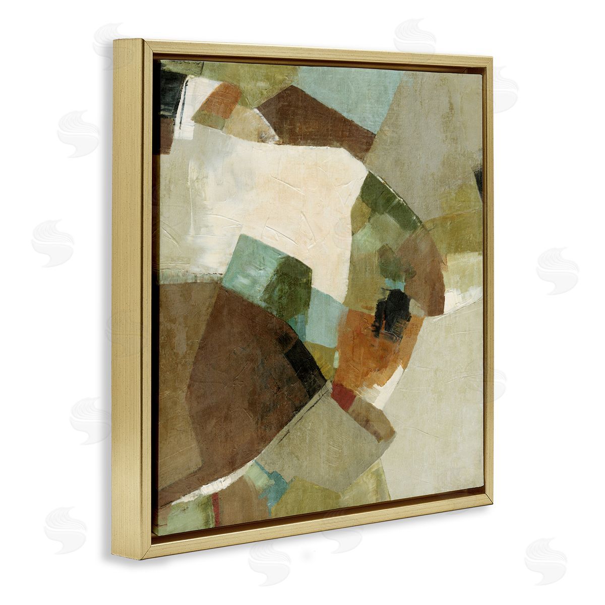 Suzanne Nicoll Cliff Walk Earthy Composition Canvas Wall Art Print