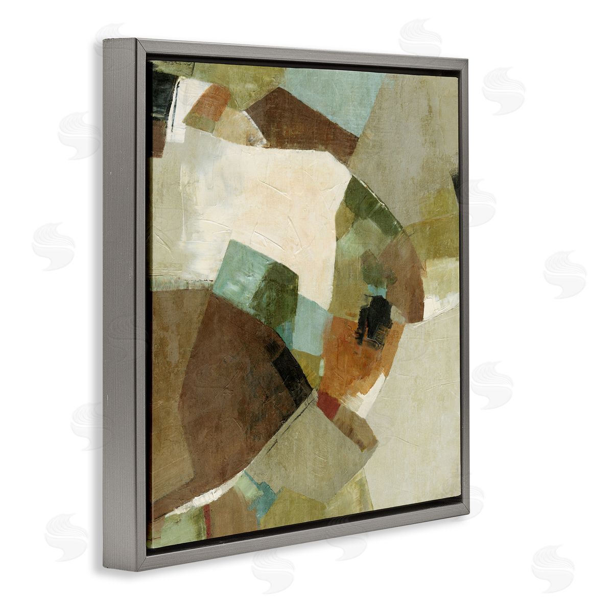 Suzanne Nicoll Cliff Walk Earthy Composition Canvas Wall Art Print