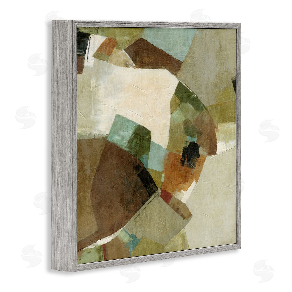 Suzanne Nicoll Cliff Walk Earthy Composition Canvas Wall Art Print