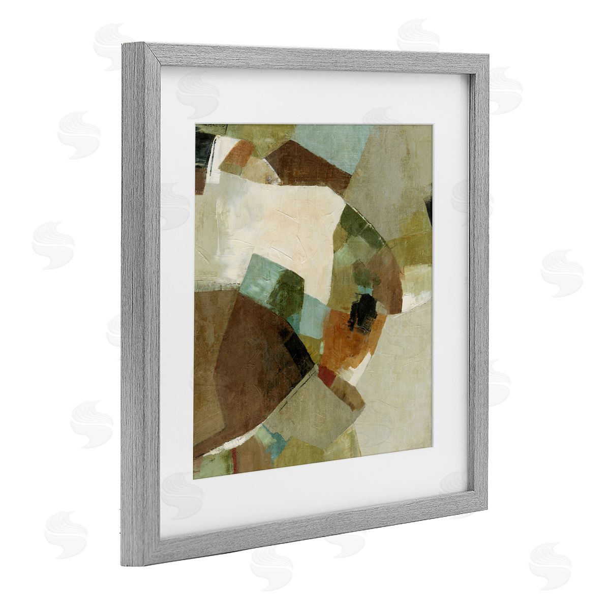 Suzanne Nicoll Cliff Walk Earthy Composition Canvas Wall Art Print