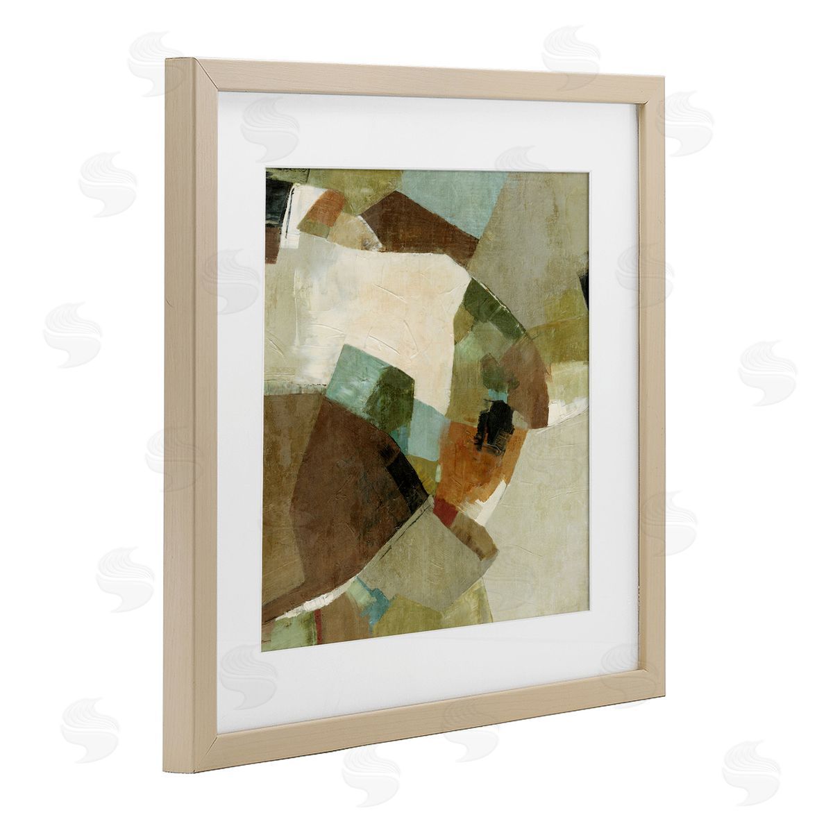 Suzanne Nicoll Cliff Walk Earthy Composition Canvas Wall Art Print