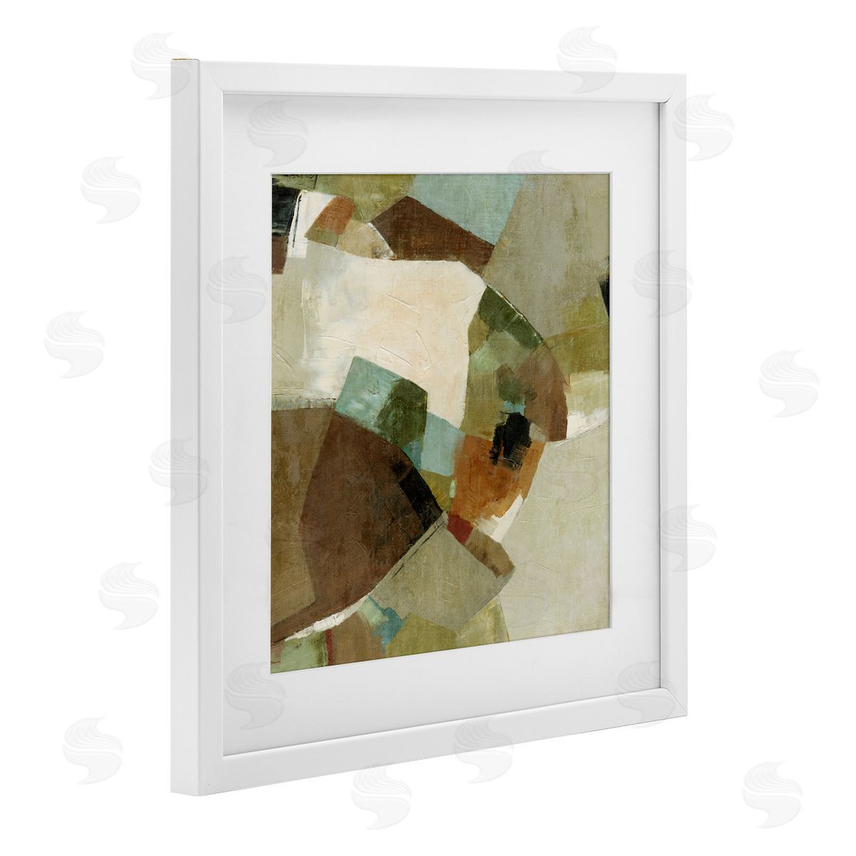 Suzanne Nicoll Cliff Walk Earthy Composition Canvas Wall Art Print