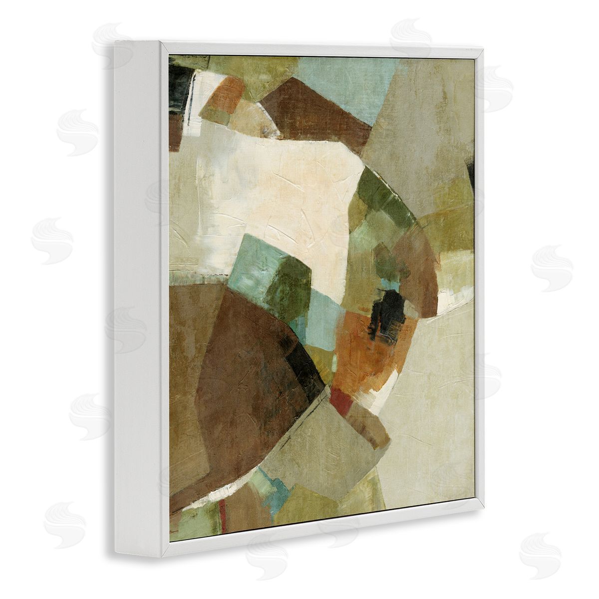 Suzanne Nicoll Cliff Walk Earthy Composition Canvas Wall Art Print