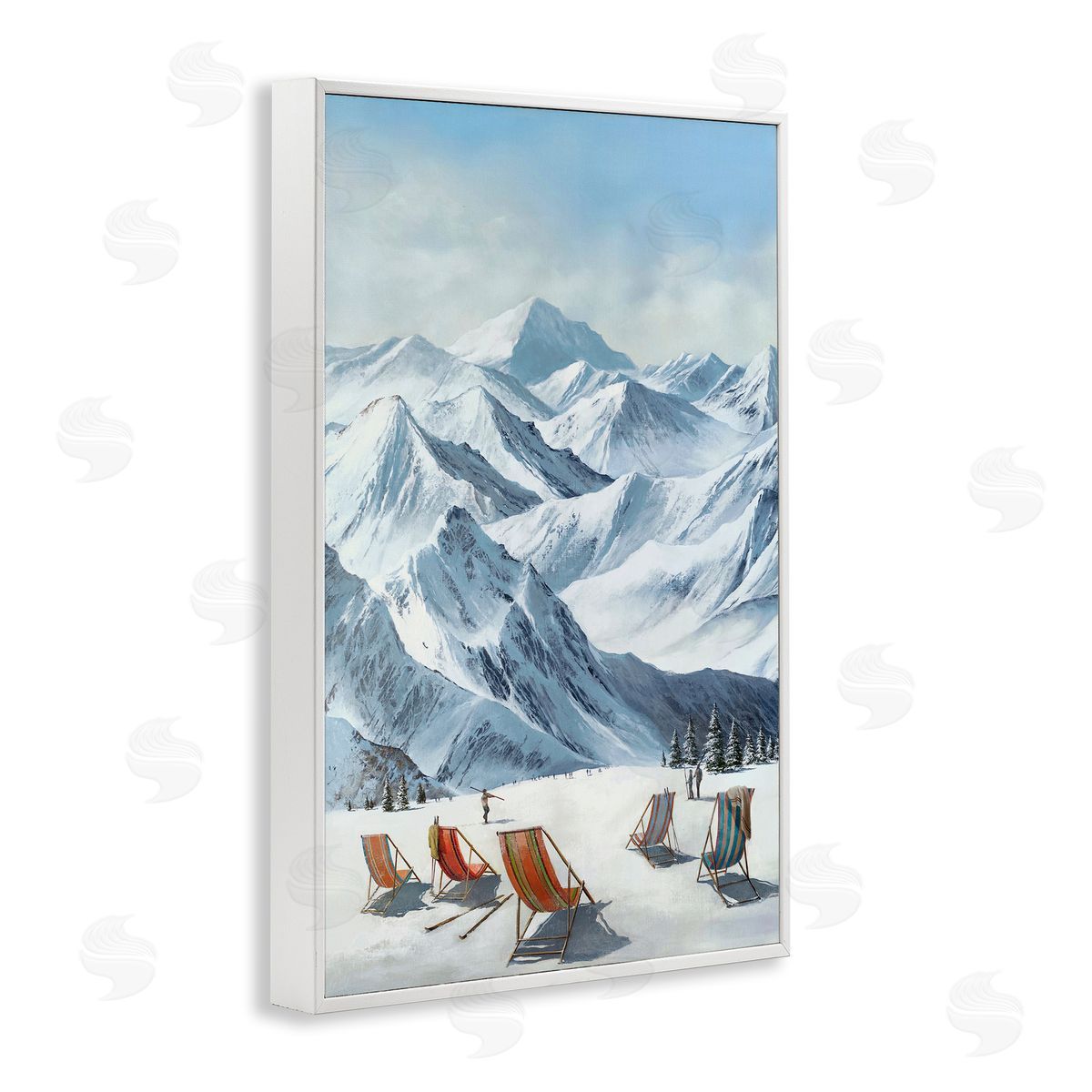 Max Maxx Lounging At The Lifts Canvas Wall Art Print