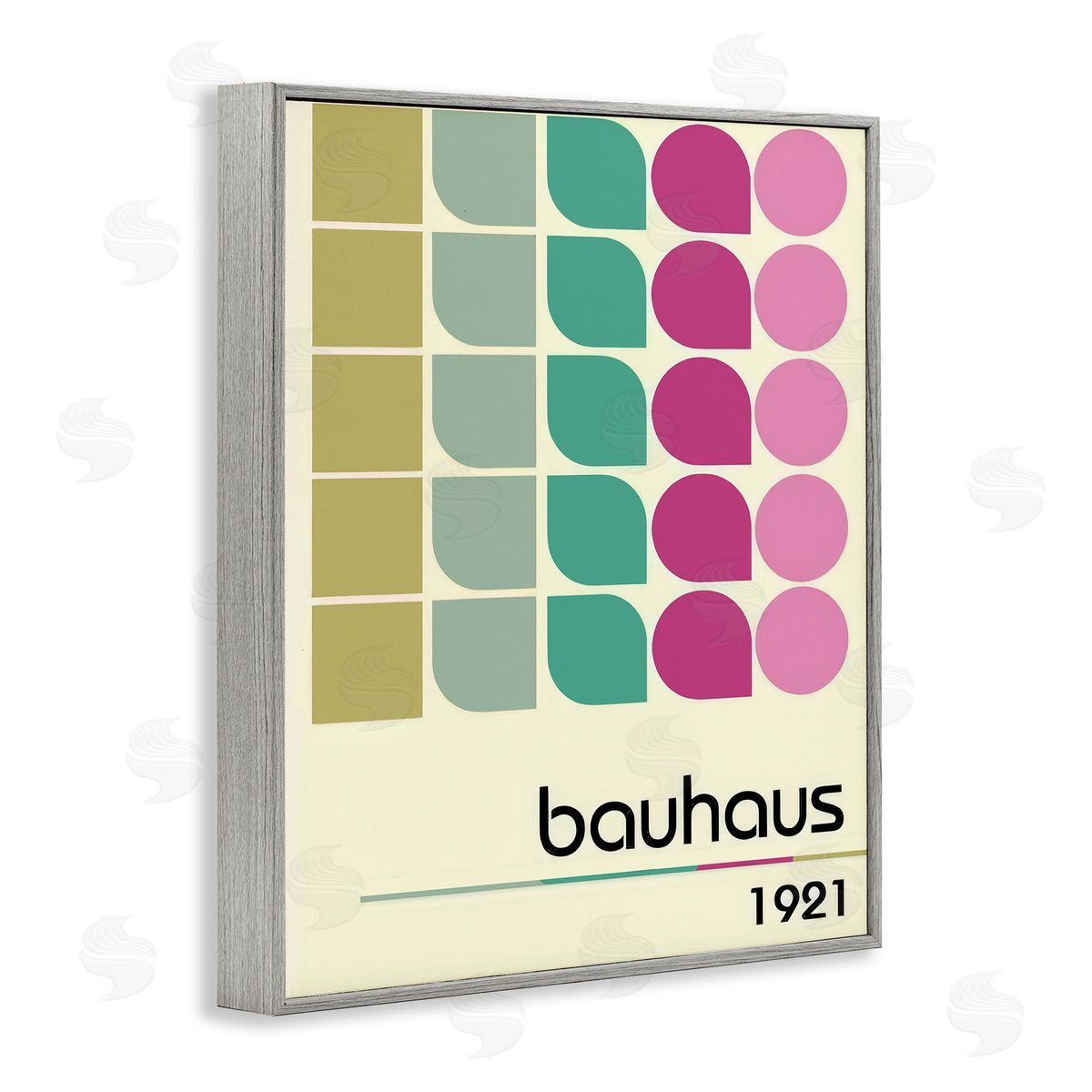 Annabelle Hall Bauhaus Midcentury Modern Canvas Wall Art Print