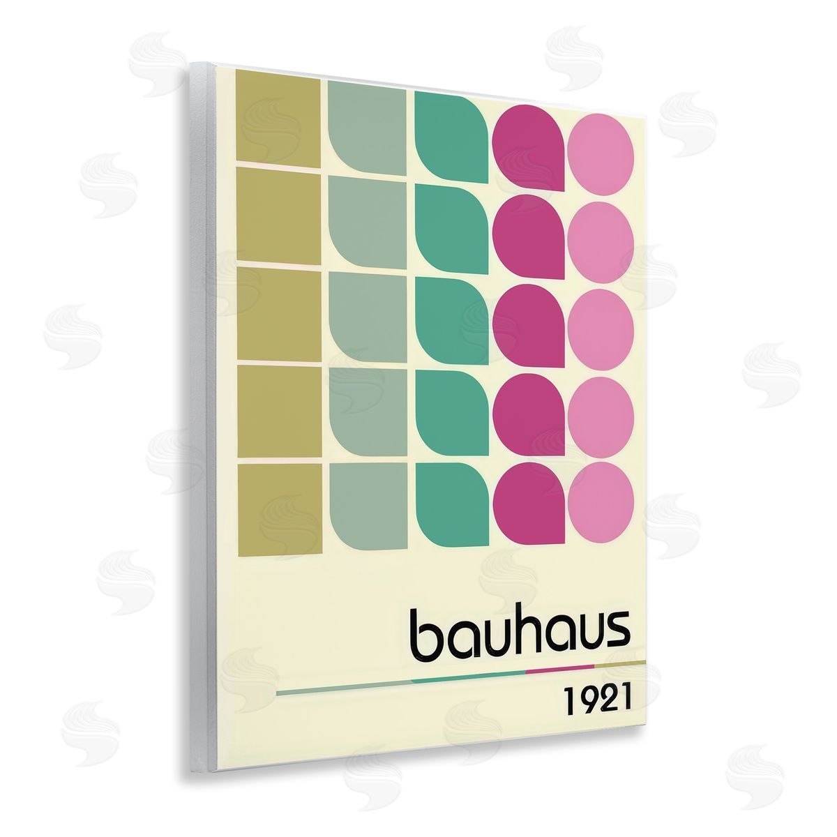 Annabelle Hall Bauhaus Midcentury Modern Canvas Wall Art Print