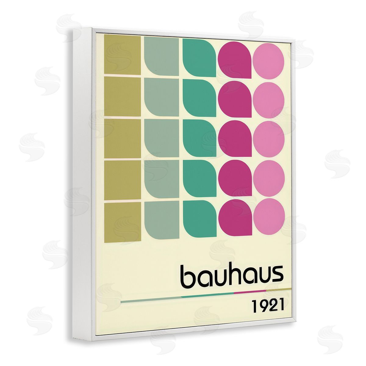 Annabelle Hall Bauhaus Midcentury Modern Canvas Wall Art Print