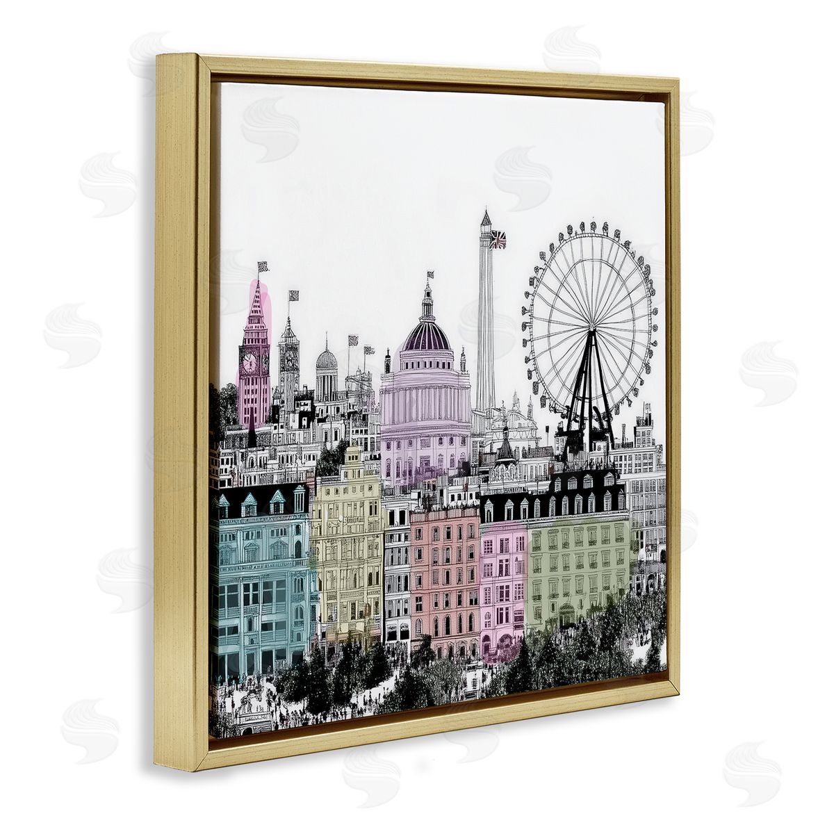 Annabelle Hall London Cities of the World Canvas Wall Art Print