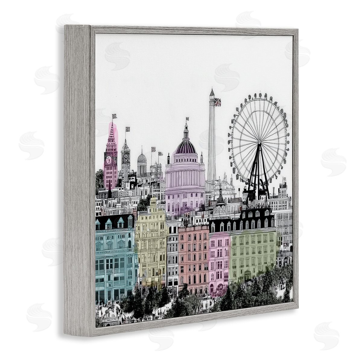 Annabelle Hall London Cities of the World Canvas Wall Art Print