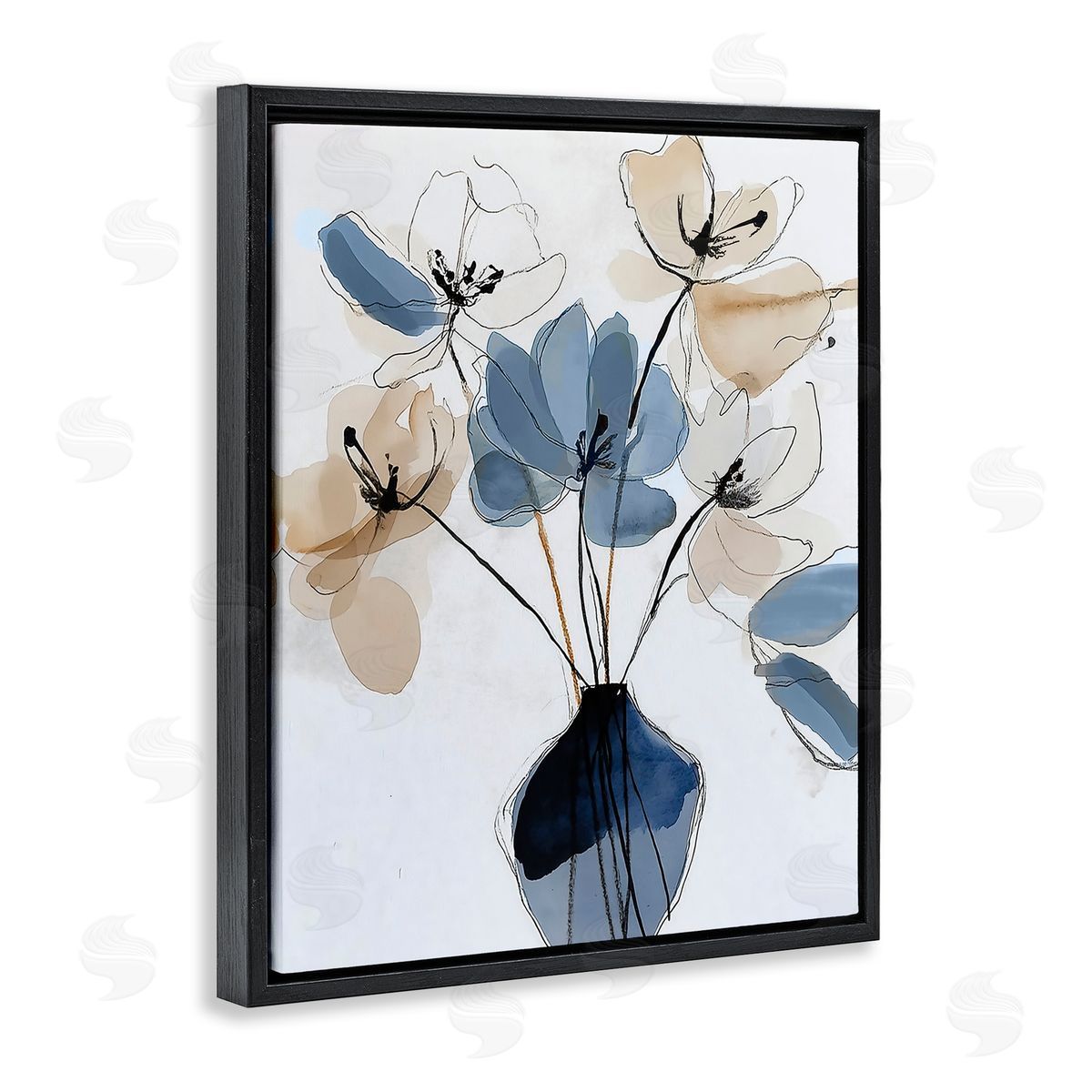 Annabelle Hall Deferred Pleasures Abstract Florals Canvas Wall Art Print