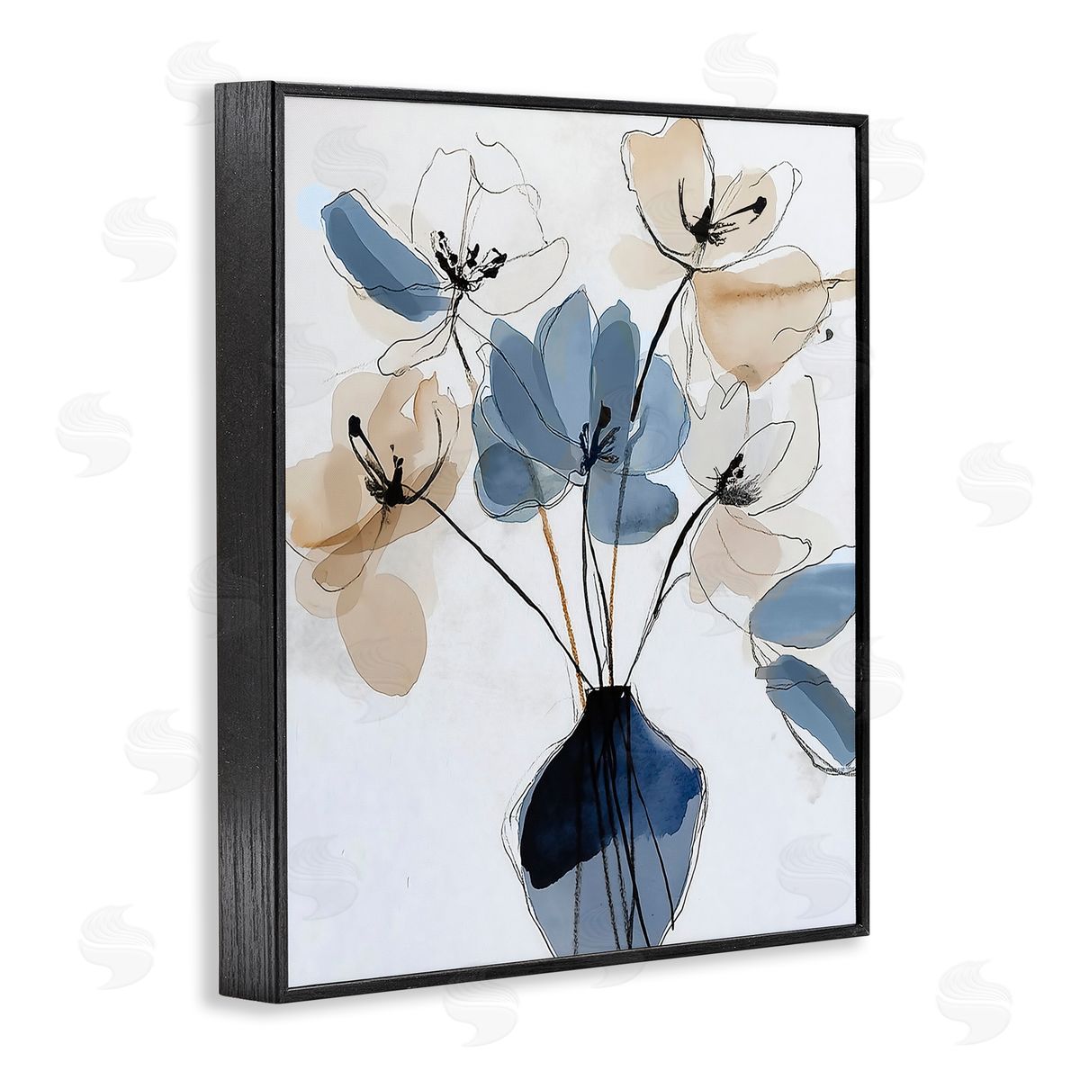 Annabelle Hall Deferred Pleasures Abstract Florals Canvas Wall Art Print