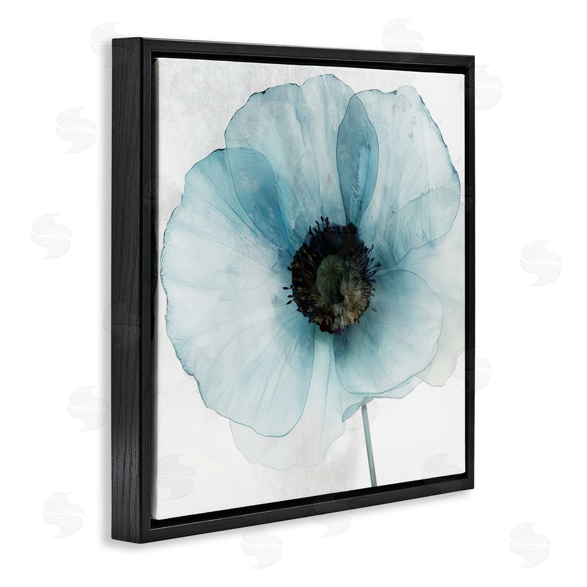 Annabelle Hall Blue Promise Peony Floral Canvas Wall Art Print