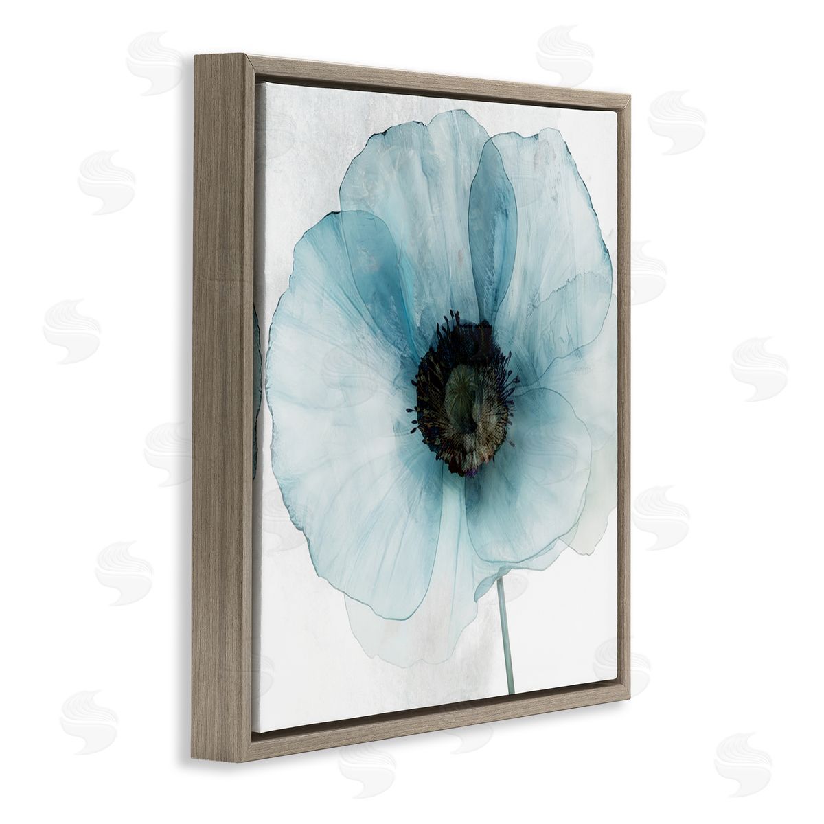 Annabelle Hall Blue Promise Peony Floral Canvas Wall Art Print