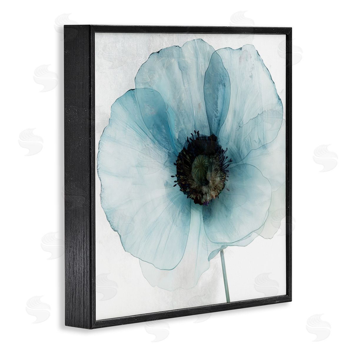 Annabelle Hall Blue Promise Peony Floral Canvas Wall Art Print