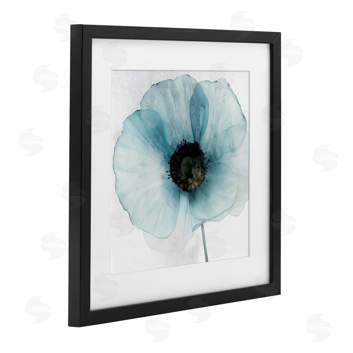 Annabelle Hall Blue Promise Peony Floral Canvas Wall Art Print