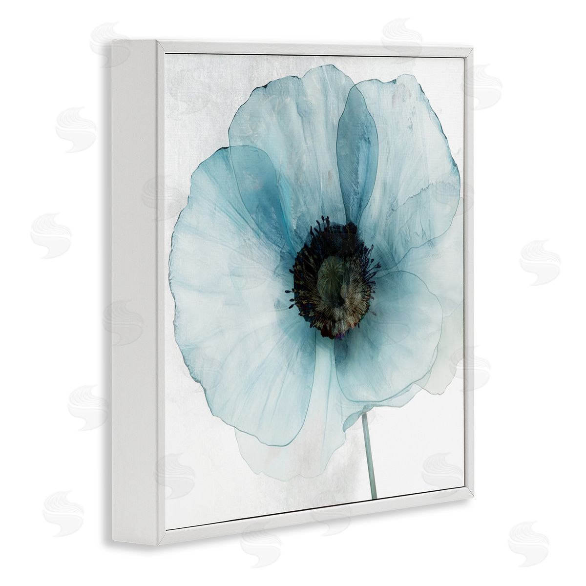 Annabelle Hall Blue Promise Peony Floral Canvas Wall Art Print