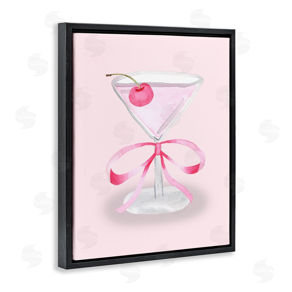 Nina Jacobs Coquette Cherry Cocktail Canvas Wall Art Print