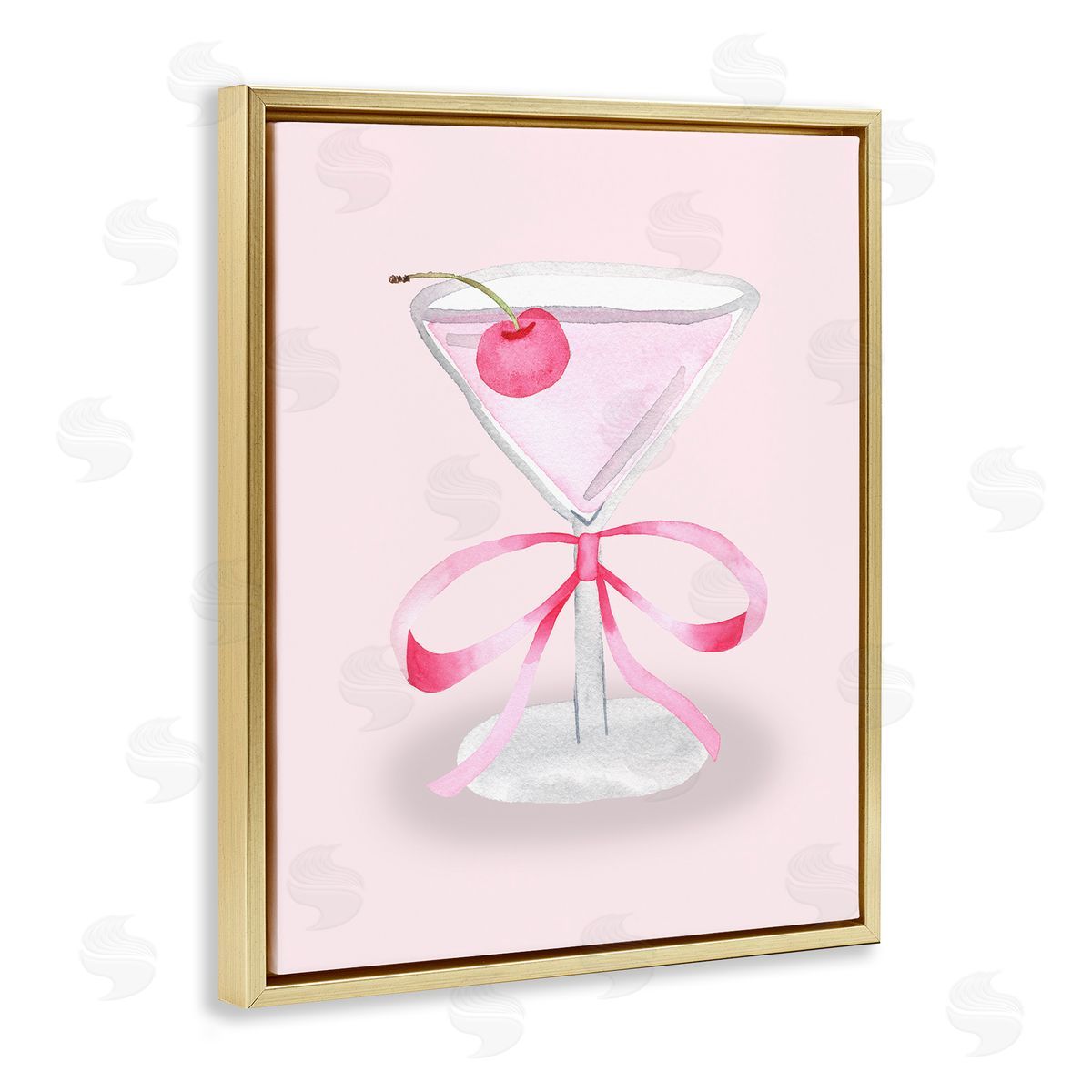 Nina Jacobs Coquette Cherry Cocktail Canvas Wall Art Print