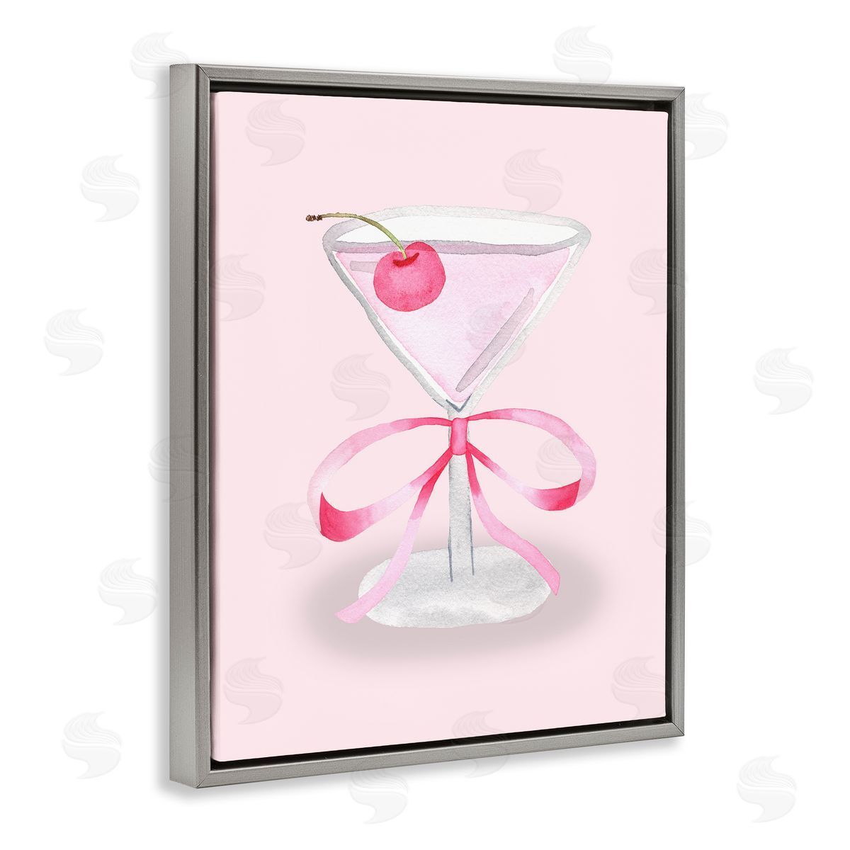 Nina Jacobs Coquette Cherry Cocktail Canvas Wall Art Print