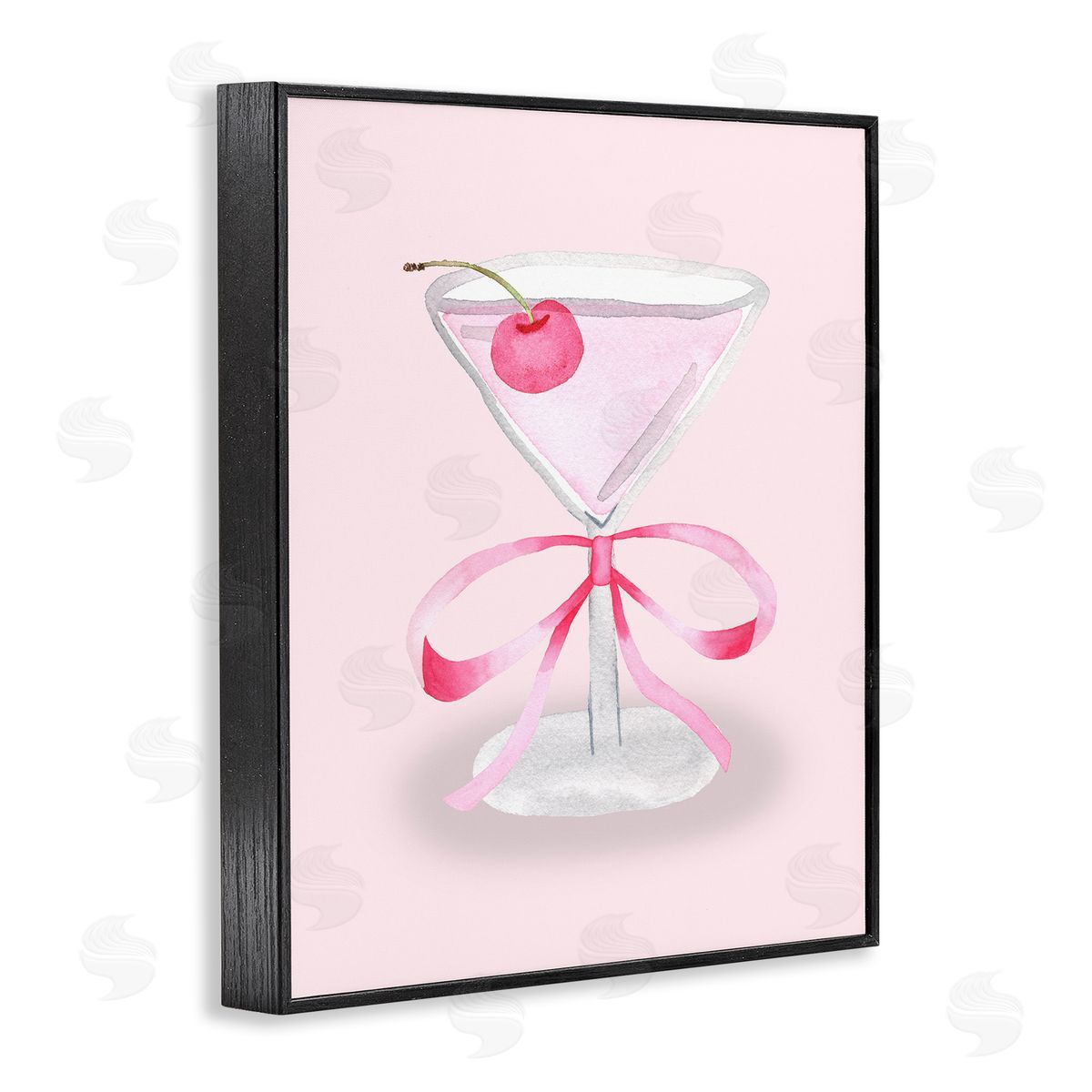 Nina Jacobs Coquette Cherry Cocktail Canvas Wall Art Print