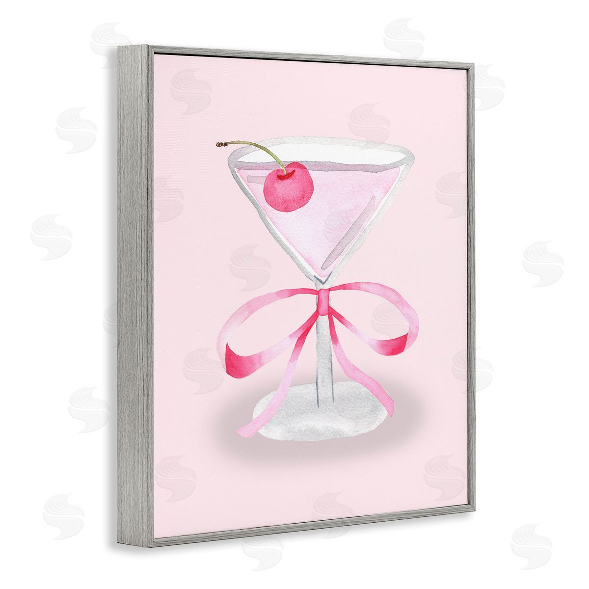 Nina Jacobs Coquette Cherry Cocktail Canvas Wall Art Print