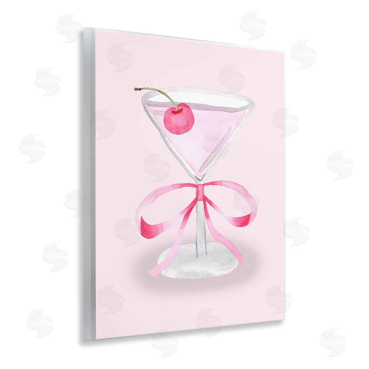 Nina Jacobs Coquette Cherry Cocktail Canvas Wall Art Print