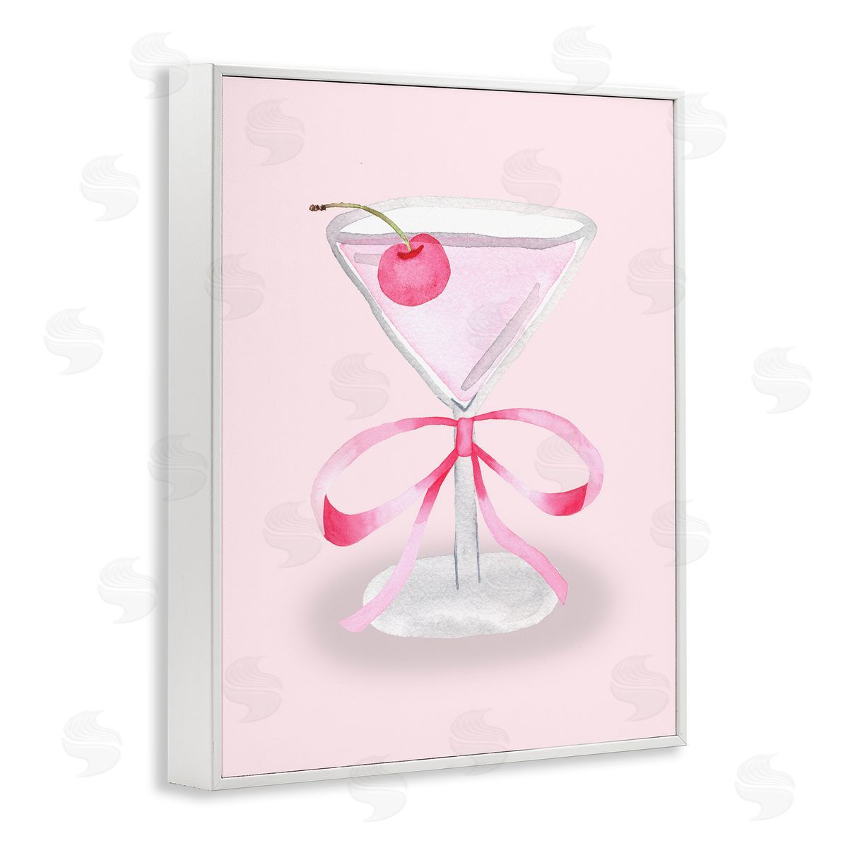 Nina Jacobs Coquette Cherry Cocktail Canvas Wall Art Print