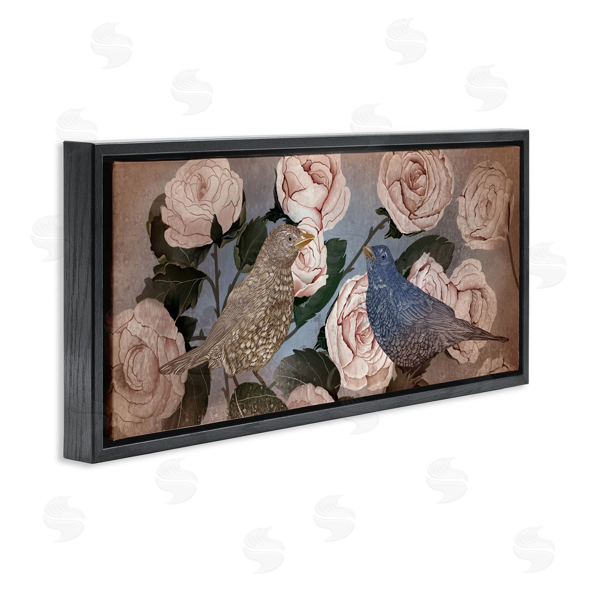 Lori Mosley Bird Sanctuary Budding Roses Canvas Wall Art Print