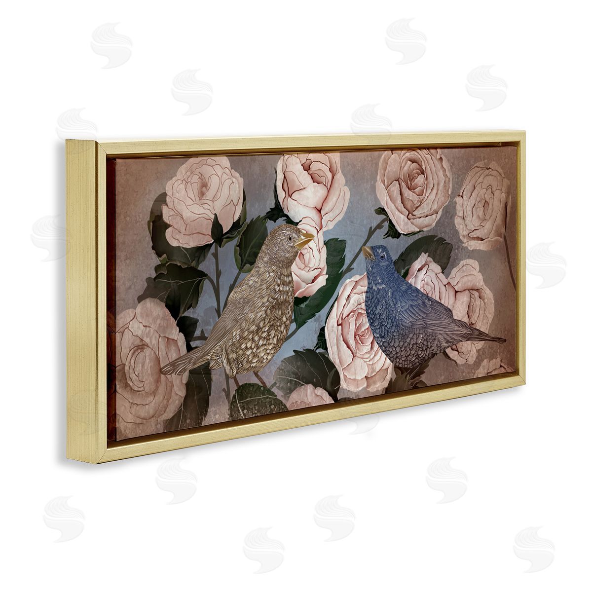 Lori Mosley Bird Sanctuary Budding Roses Canvas Wall Art Print