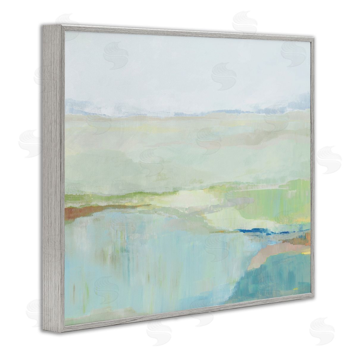 Ian C. Spring Glow Landscape Canvas Wall Art Print