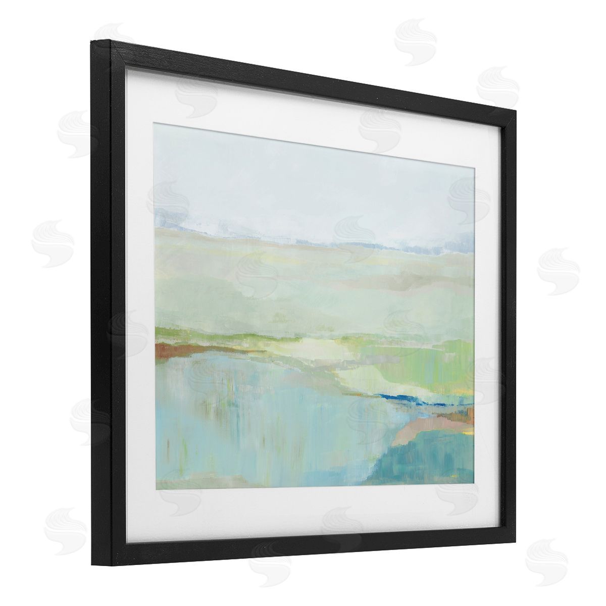 Ian C. Spring Glow Landscape Canvas Wall Art Print