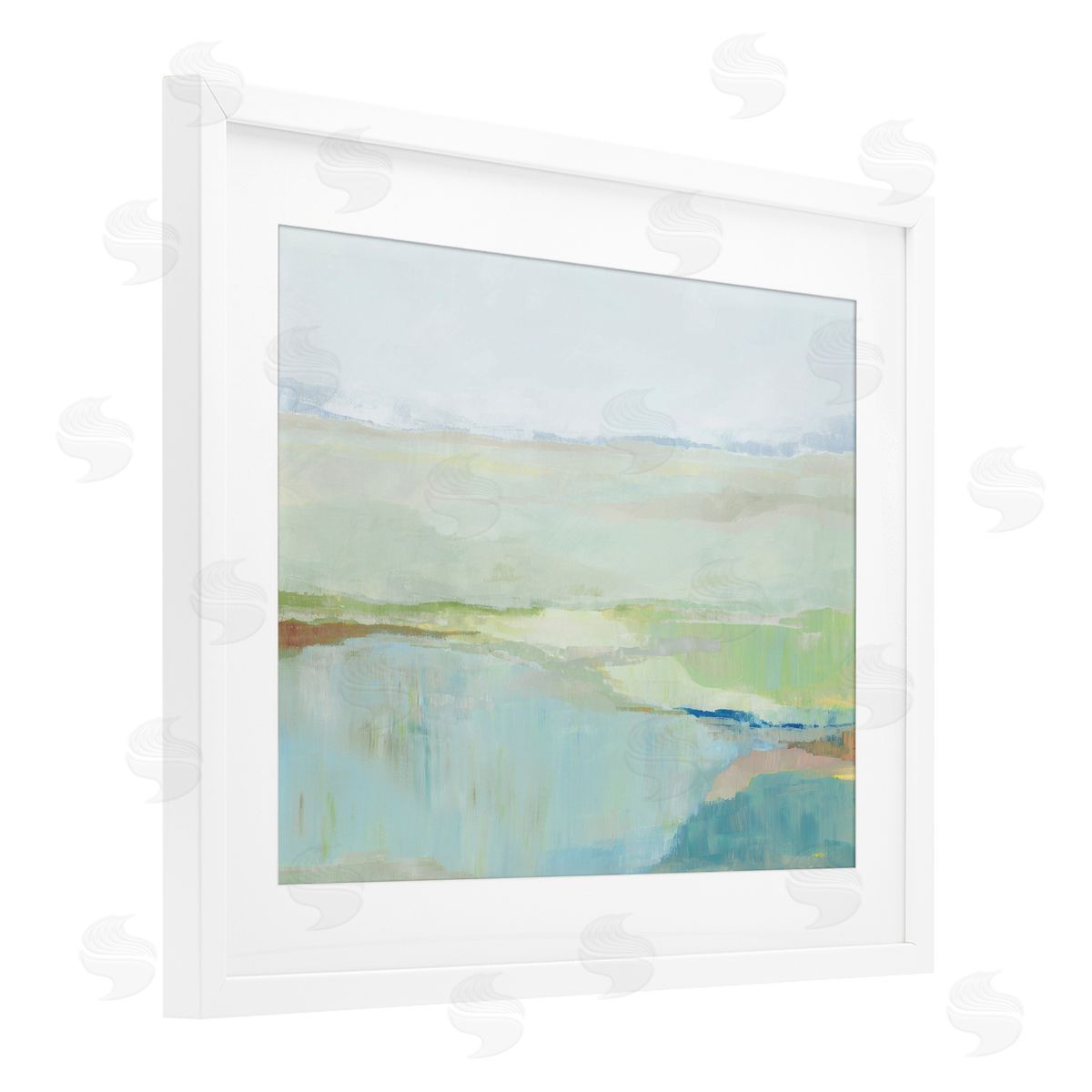 Ian C. Spring Glow Landscape Canvas Wall Art Print